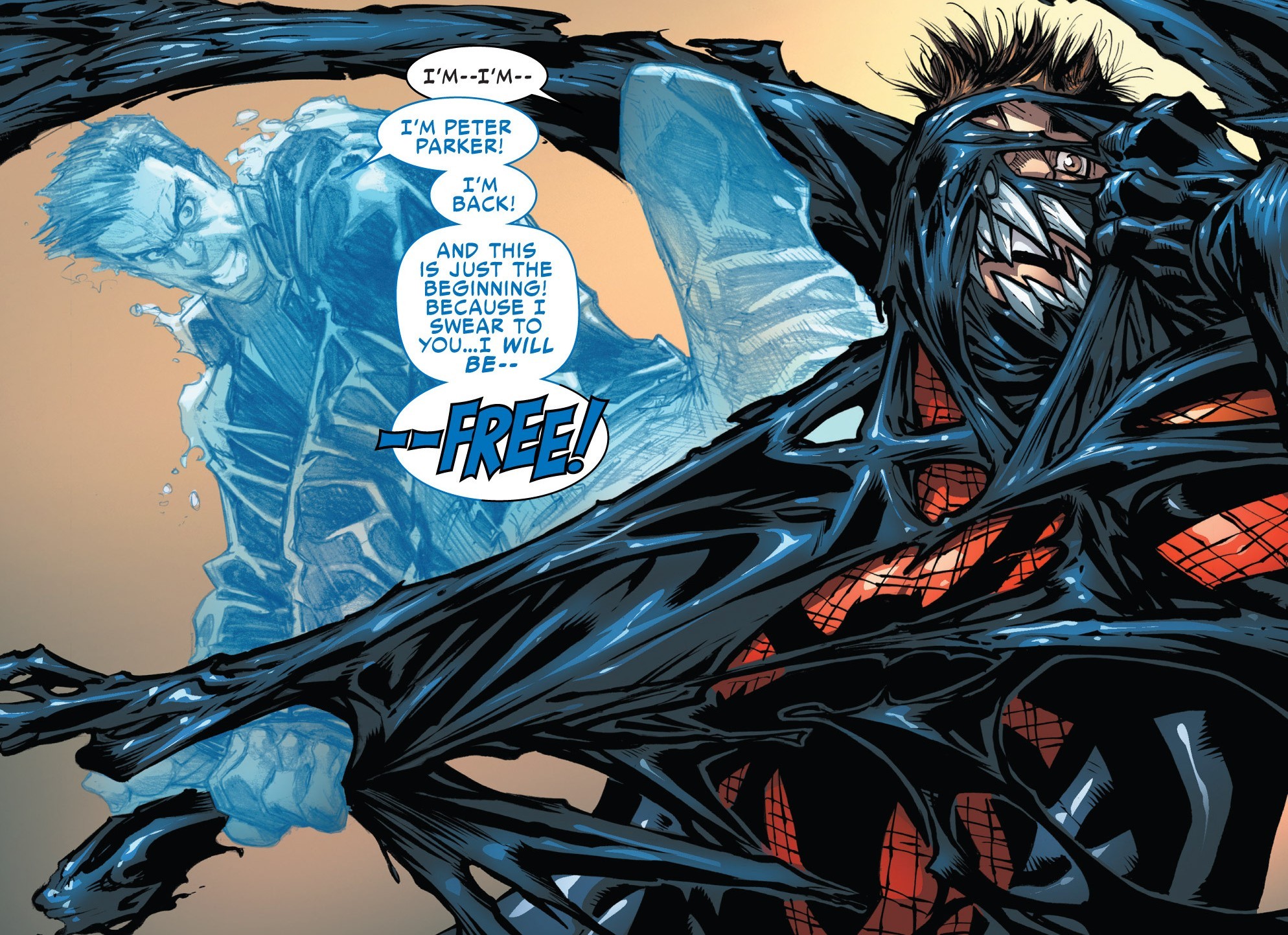 No, I don’t mean Flash becoming Agent Venom again so he can join... 