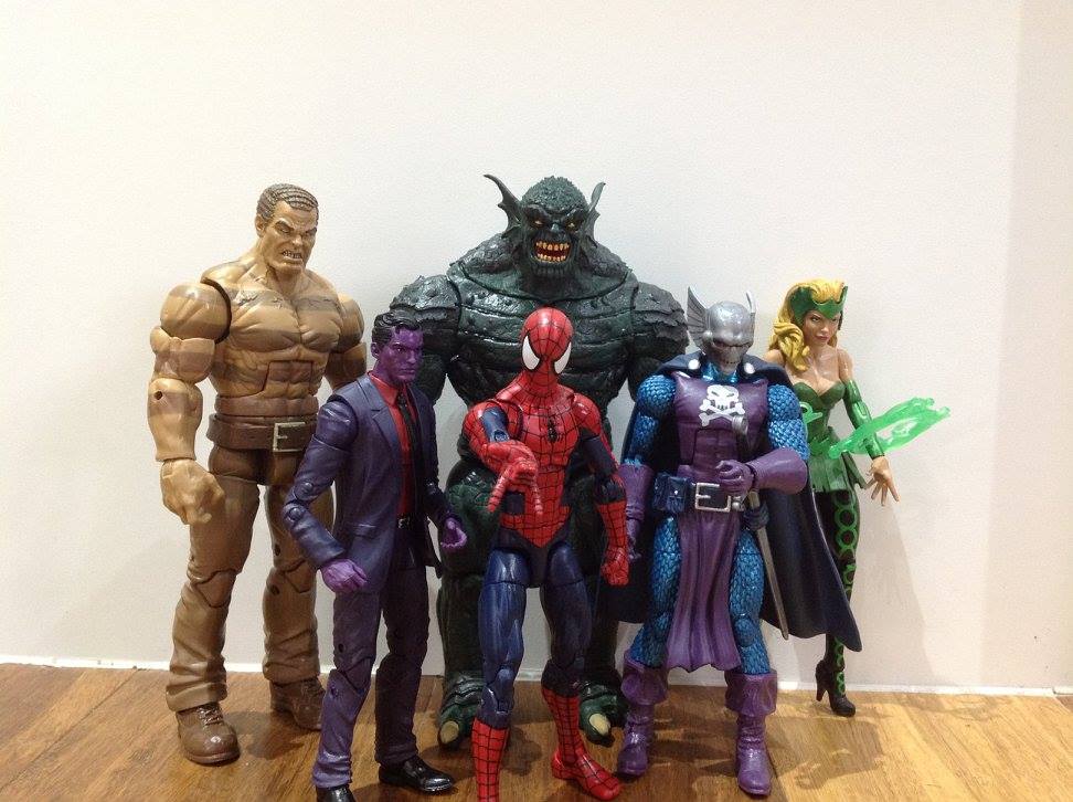 Marvel Legends Series SDCC 2016 The Raft Comic Con Exclusive Spider-Man Loose 