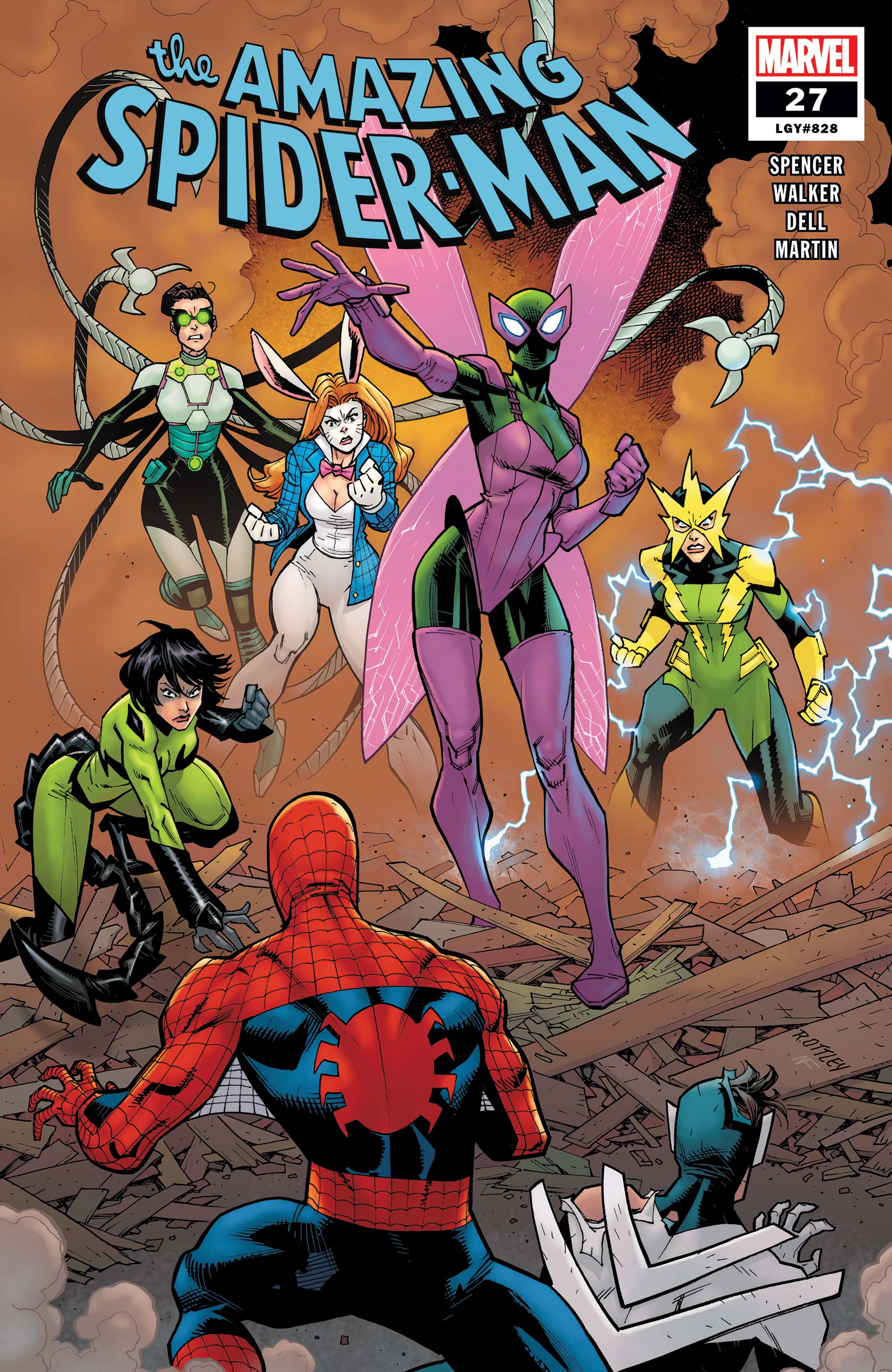Marvel Comics Amazing Spider-man Spiderman #27 Lgy #828 2019 NM B-Variant