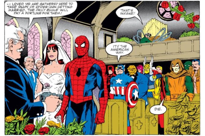 Spider-Man wedding dream