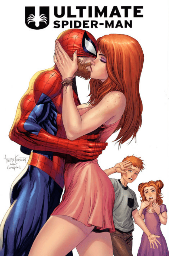 Sexy Spider-Fam Ultimate Spider-Man alternate cover